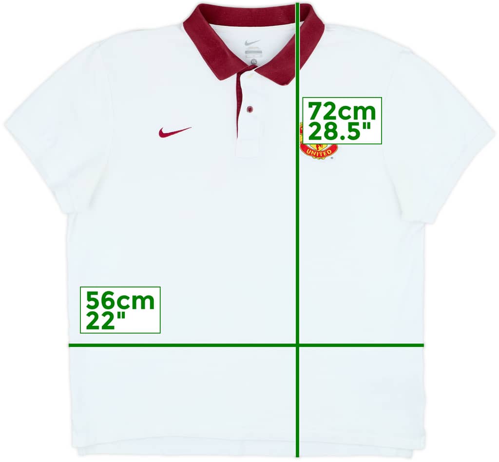 2013-14 Manchester United Nike Polo Shirt - 7/10 - (XL)