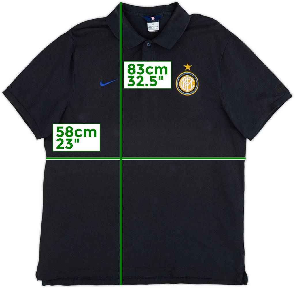 2013-14 Inter Milan Nike Polo Shirt - 8/10 - (XL)