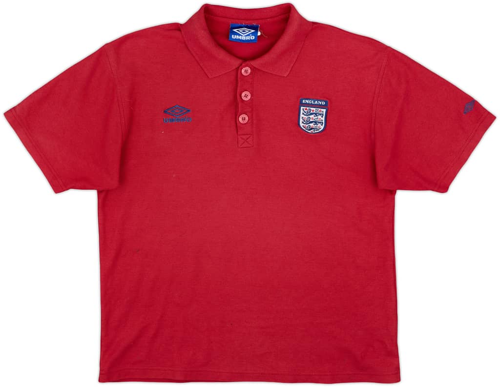 1999-00 England Umbro Polo Shirt - 6/10 - (L)