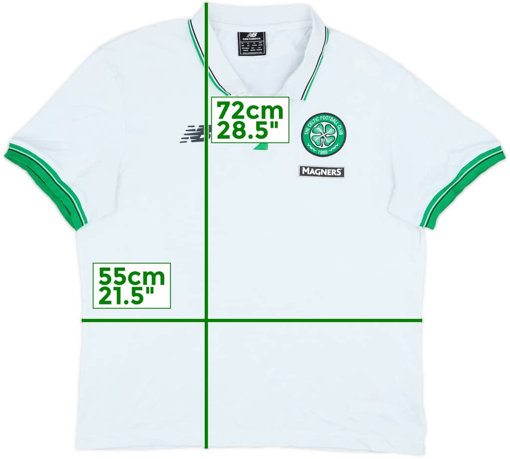 2016-17 Celtic New Balance Polo Shirt - 5/10 - (XL)