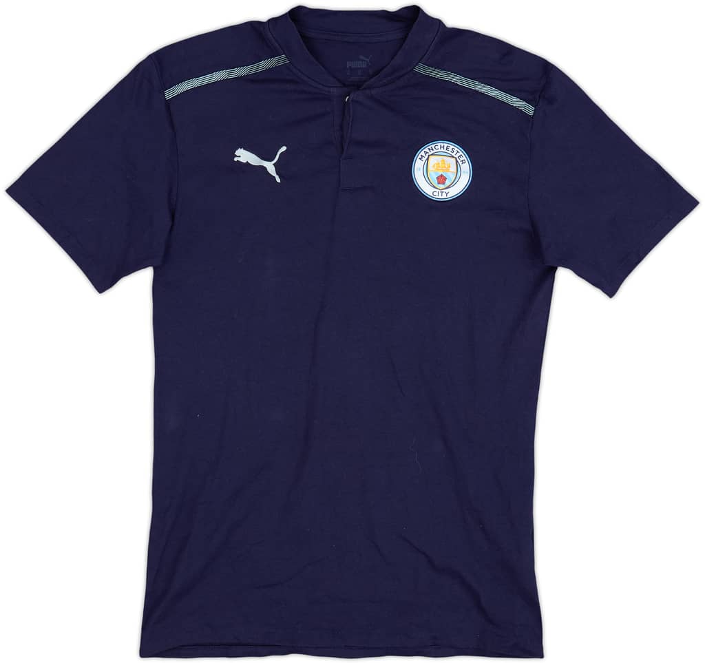 2021-22 Manchester City Puma Polo Shirt - 9/10 - (M)