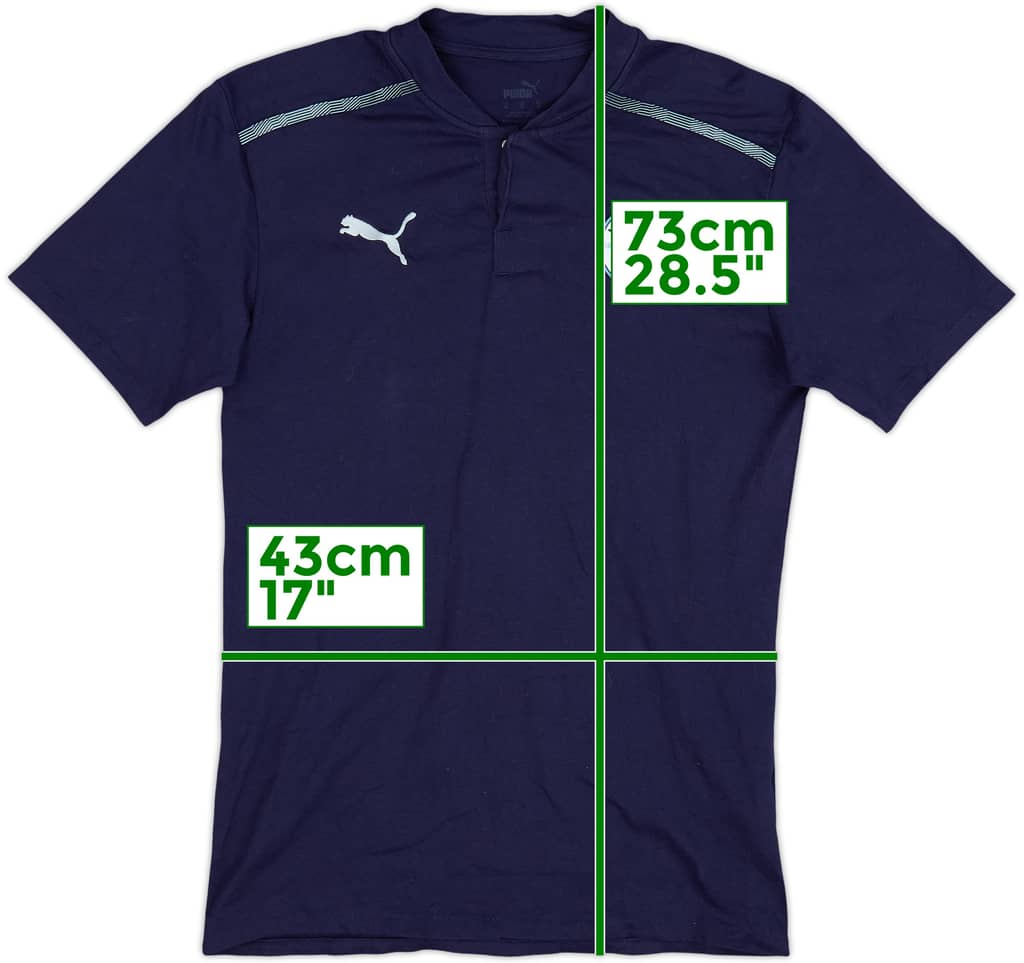2021-22 Manchester City Puma Polo Shirt - 9/10 - (M)