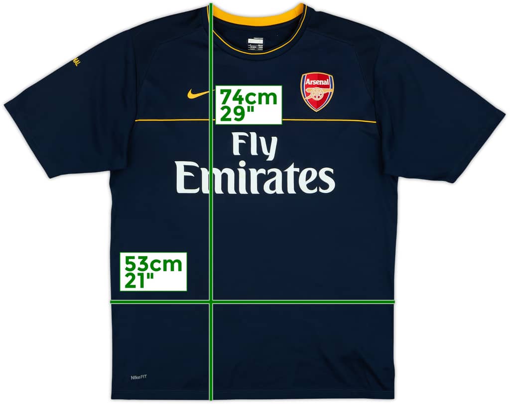 2008-09 Arsenal Nike Training Shirt - 6/10 - (L)