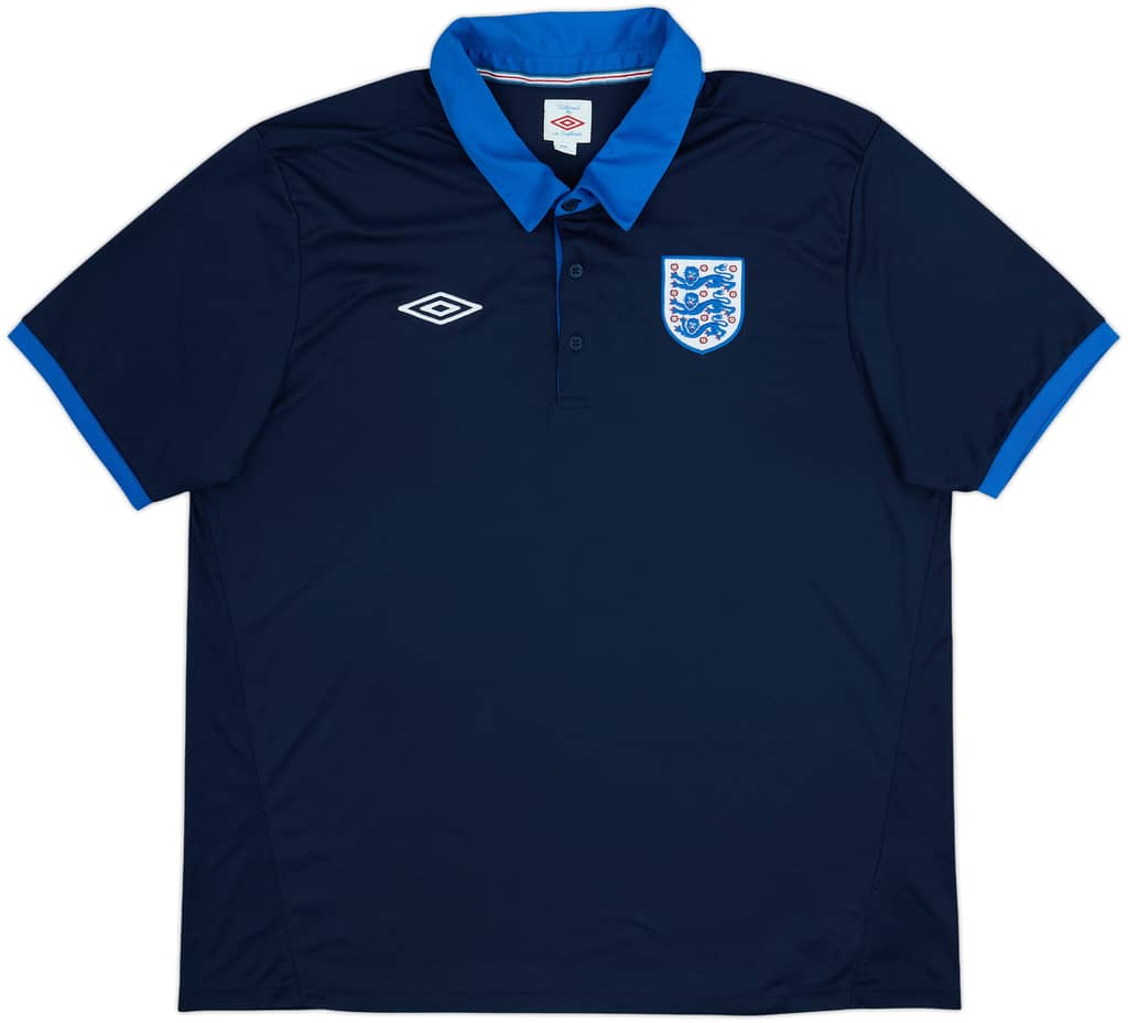 2012-13 England Umbro Polo Shirt - 9/10 - (XXL)