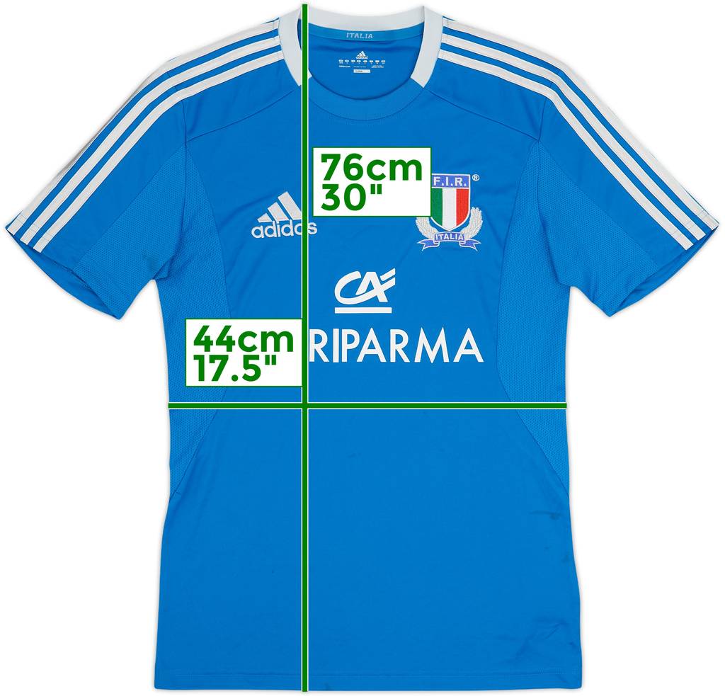 2012 Italy Rugby adidas Shirt - 6/10 - (S)