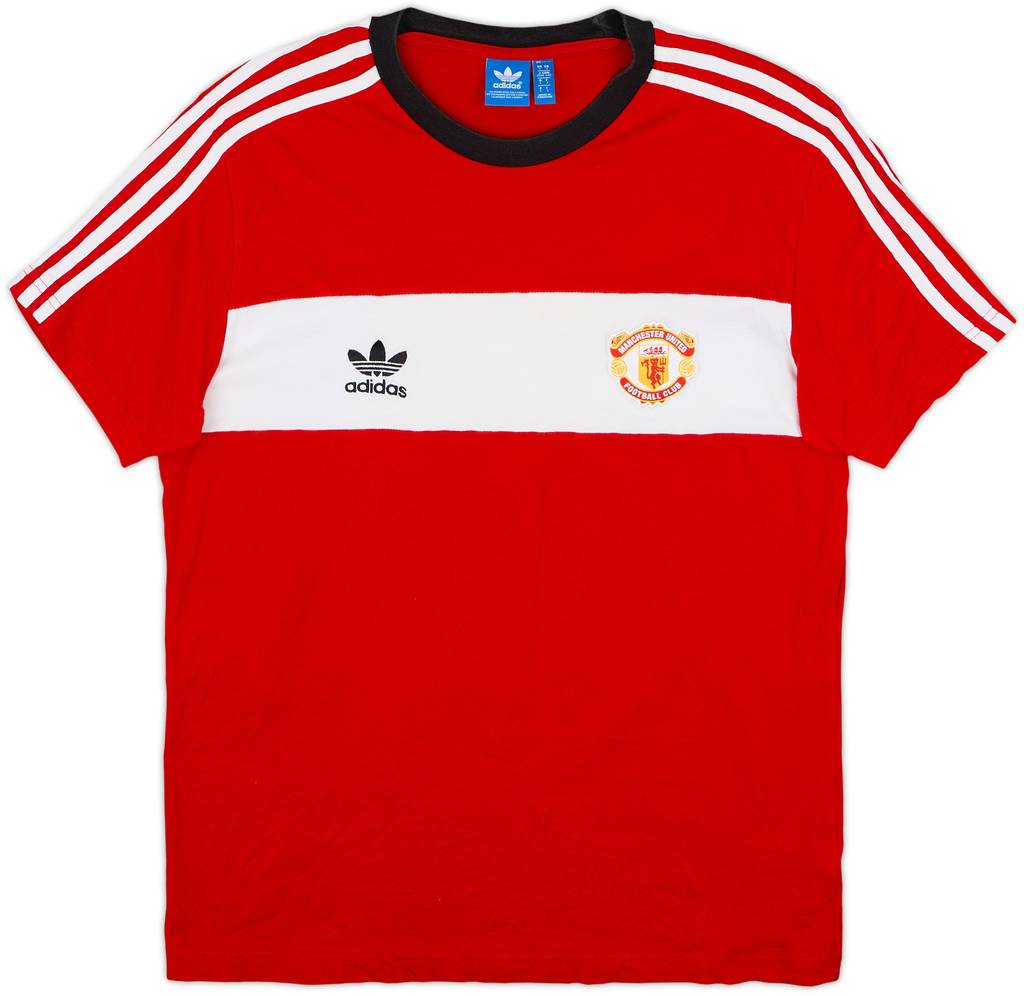 2015-16 Manchester United adidas Cotton Tee - 5/10 - (L)