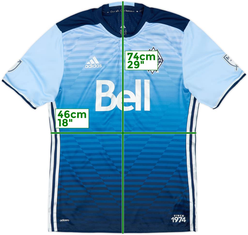 2016 Vancouver Whitecaps Authentic Away Shirt - 7/10 - (M)
