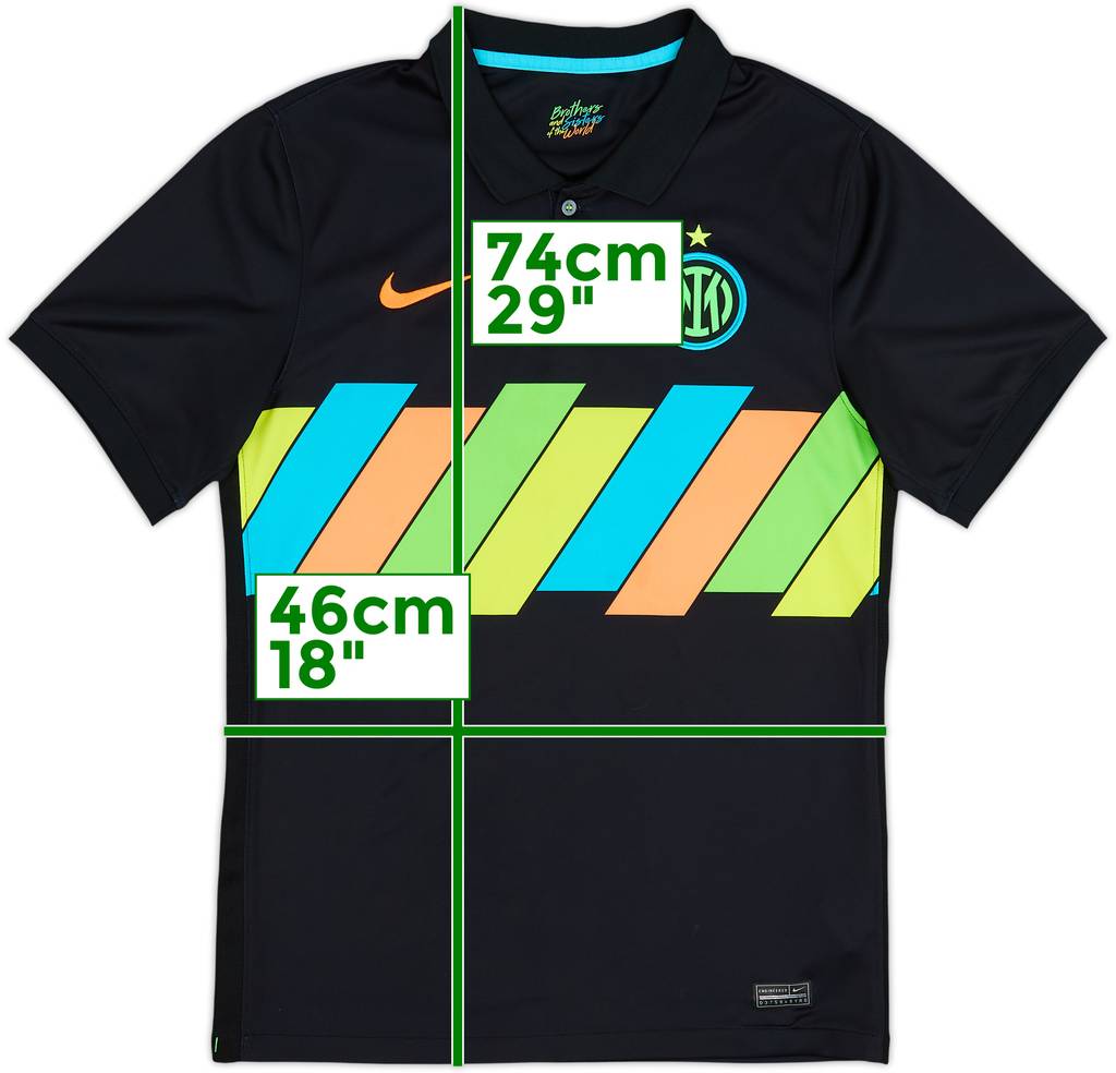 2021-22 Inter Milan Third Shirt - 9/10 - (M)
