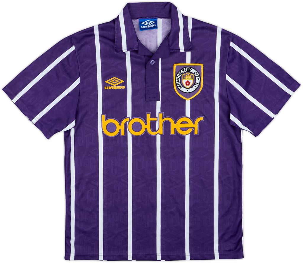 1993-94 Manchester City Away Shirt - 9/10 - (M)