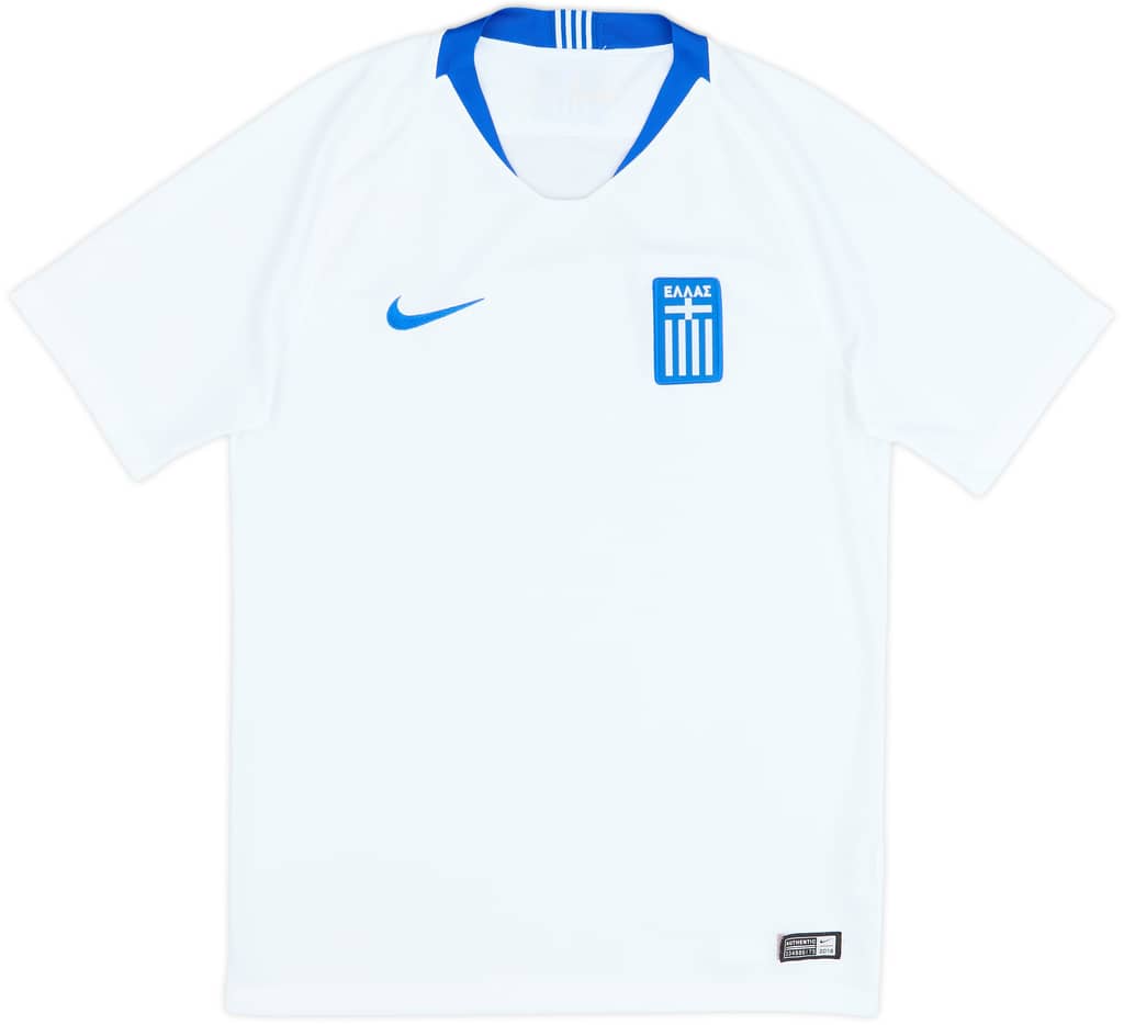 2018-19 Greece Home Shirt - 9/10 - (S)