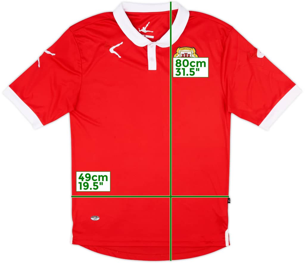 2018 Gibraltar Home Shirt - 9/10 - (XL)