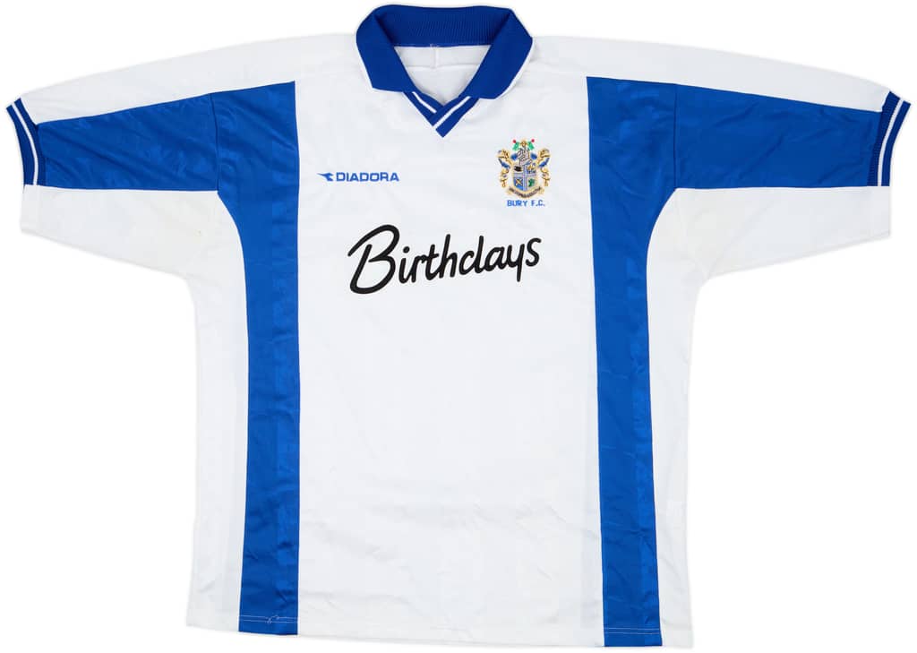 1999-01 Bury Home Shirt - 6/10 - (L)