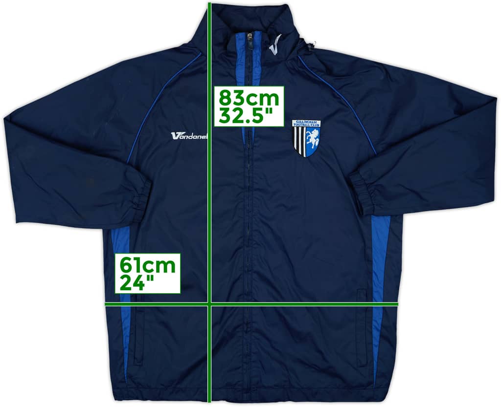 2007-09 Gillingham Vandanel Hooded Track Jacket - 8/10 - (L)