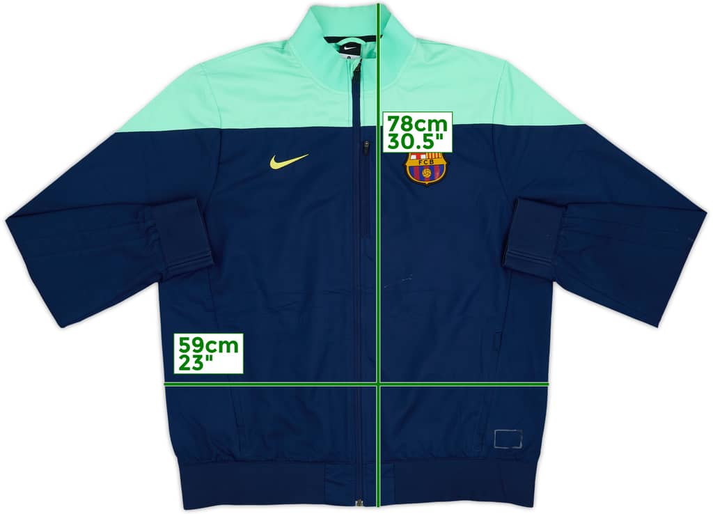 2013-14 Barcelona Nike Track Jacket - 7/10 - (XL)
