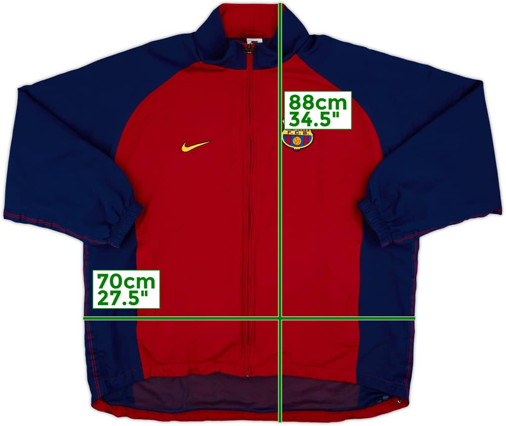 1998-99 Barcelona Nike Track Jacket - 10/10 - (XL)