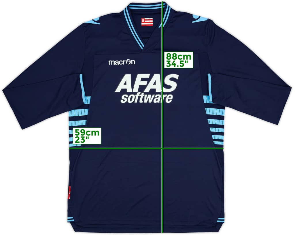 2013-14 AZ Alkmaar Away L/S Shirt - 5/10 - (3XL)