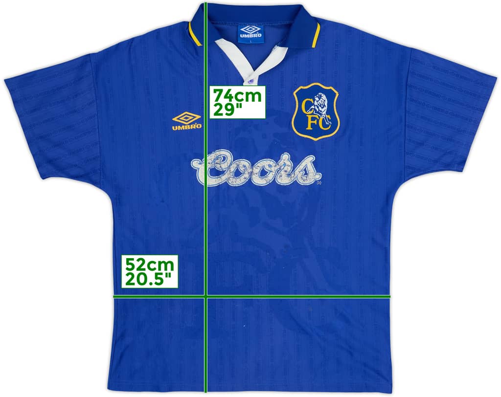 1995-97 Chelsea Home Shirt - 5/10 - (L)