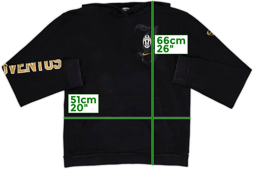 2008-09 Juventus Nike Hooded Top - 8/10 - (M)