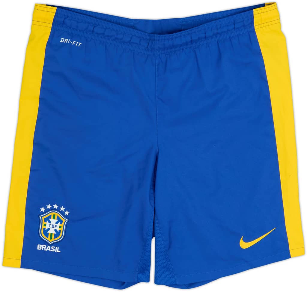 2012-13 Brazil Home Shorts - 8/10 - (M)
