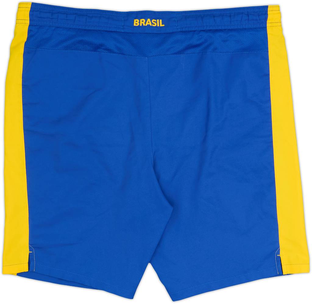 2012-13 Brazil Home Shorts - 8/10 - (M)