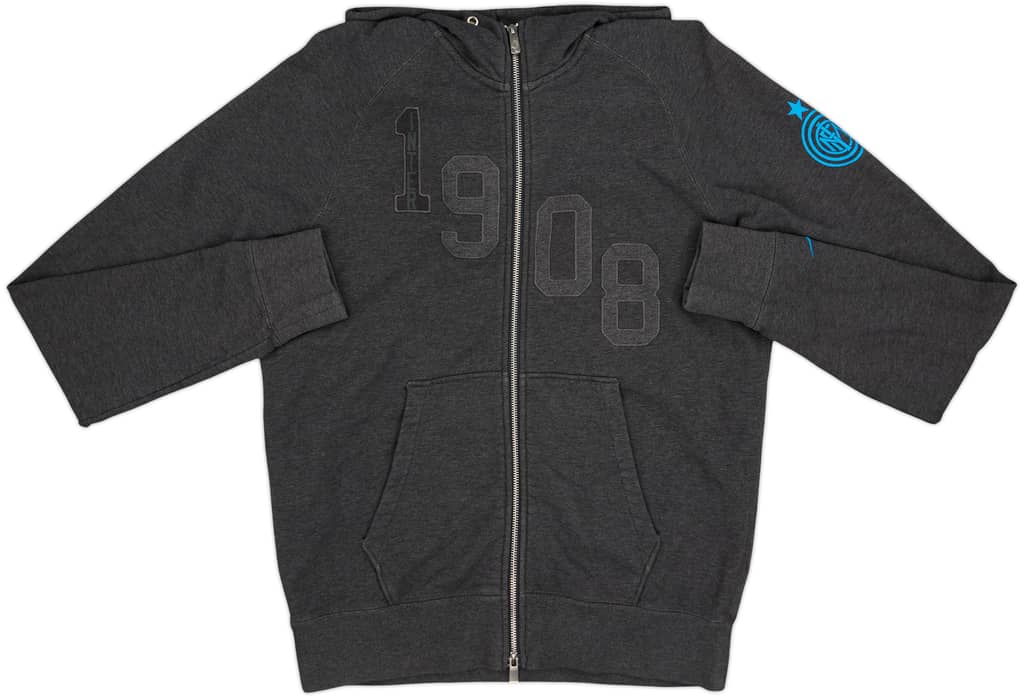 2011-12 Inter Milan Nike Hooded Track Jacket - 9/10 - (M)