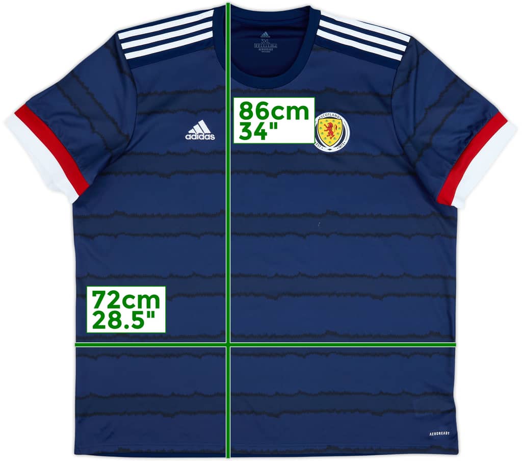 2020-22 Scotland Home Shirt - 5/10 - (3XL)
