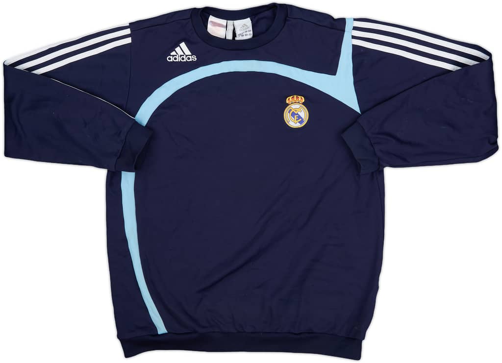 2007-08 Real Madrid adidas Sweat Top - 8/10 - (L.Boys)