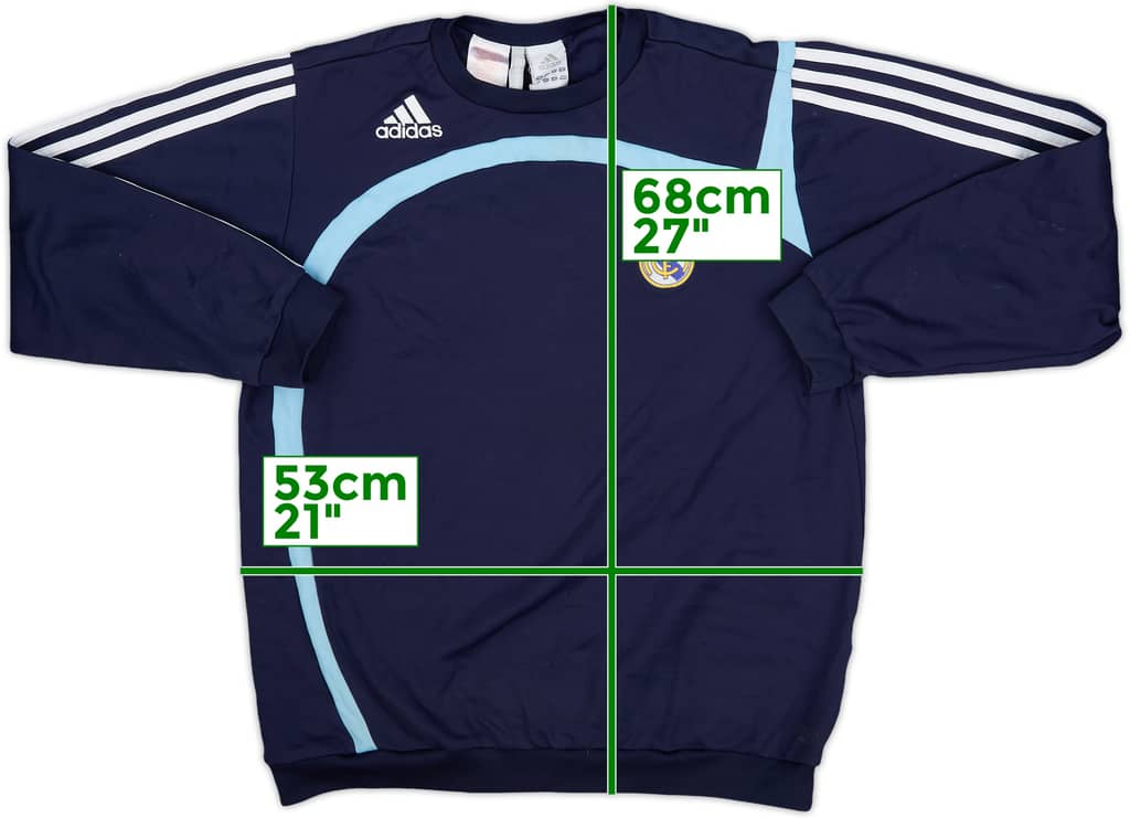 2007-08 Real Madrid adidas Sweat Top - 8/10 - (L.Boys)