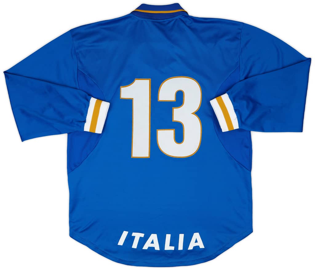 1996-97 Italy Match Issue Home L/S Shirt #13