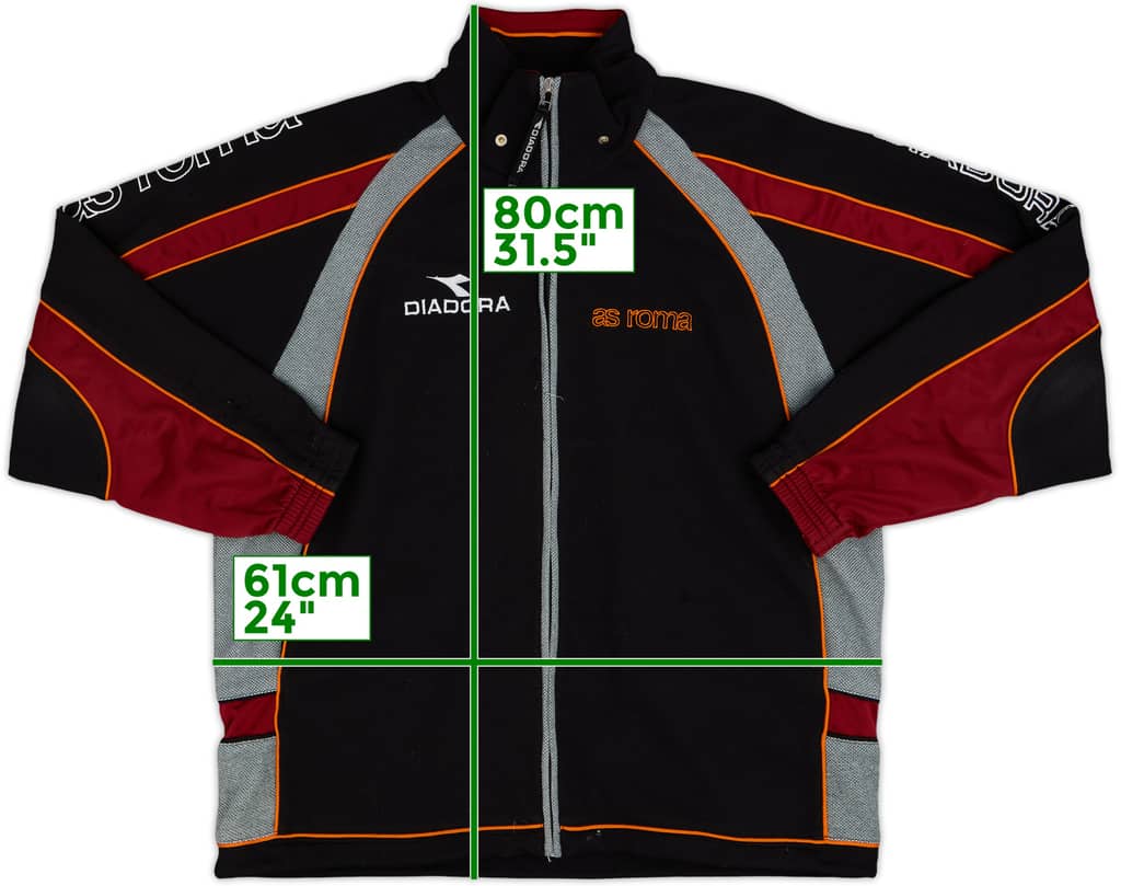 1998-99 Roma Diadora Track Jacket - 8/10 - (M)