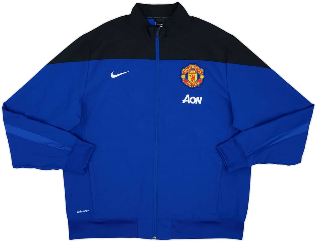 2013-14 Manchester United Nike Track Jacket - 9/10 - (XL)