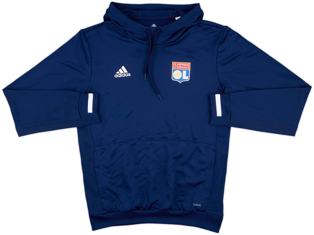 2018-19 Lyon adidas Hooded Sweat Top - 10/10 - (M)