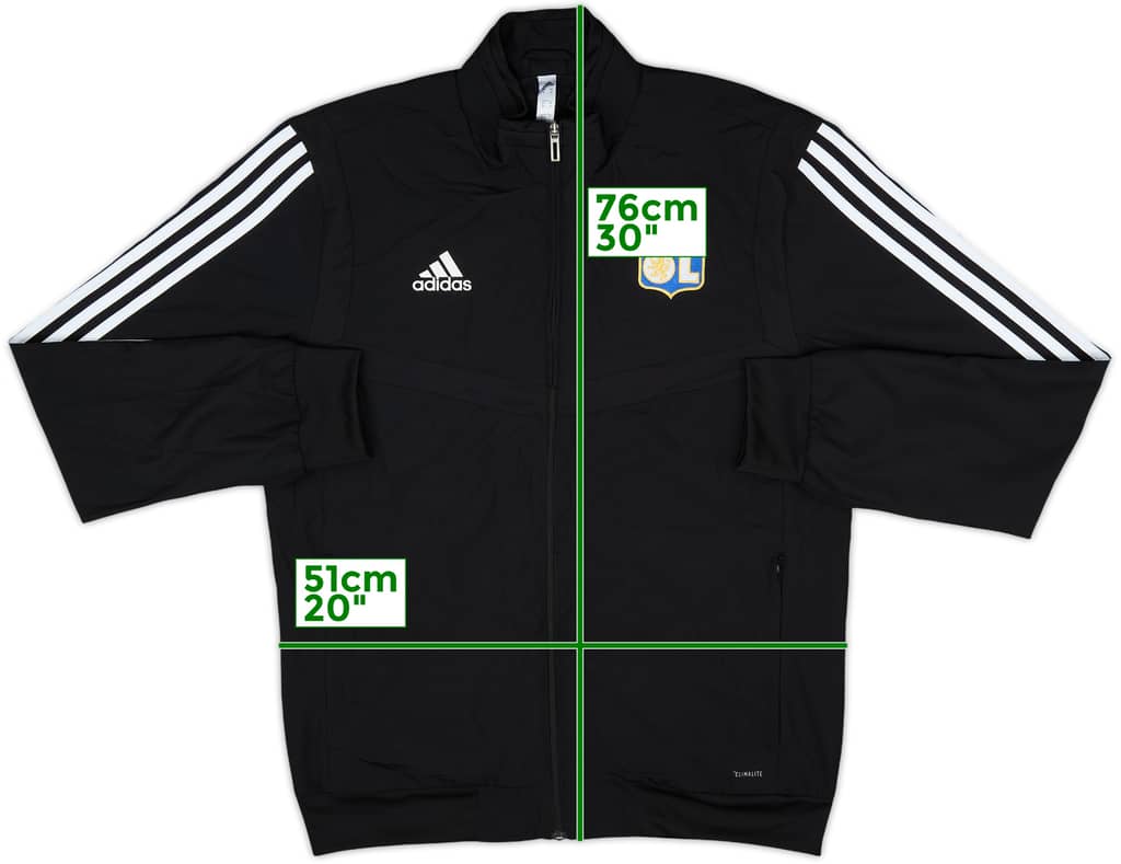 2018-19 Lyon adidas Track Jacket - 10/10 - (M)