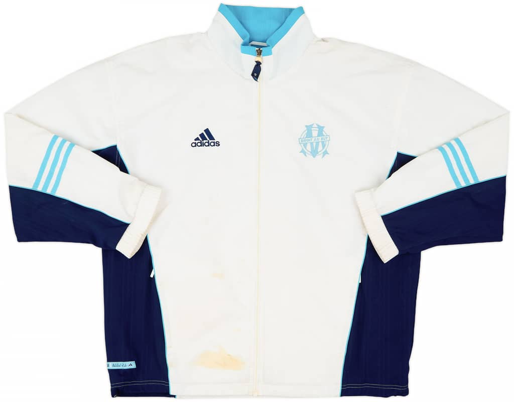 2000-01 Olympique Marseille adidas Track Jacket - 4/10 - (L)