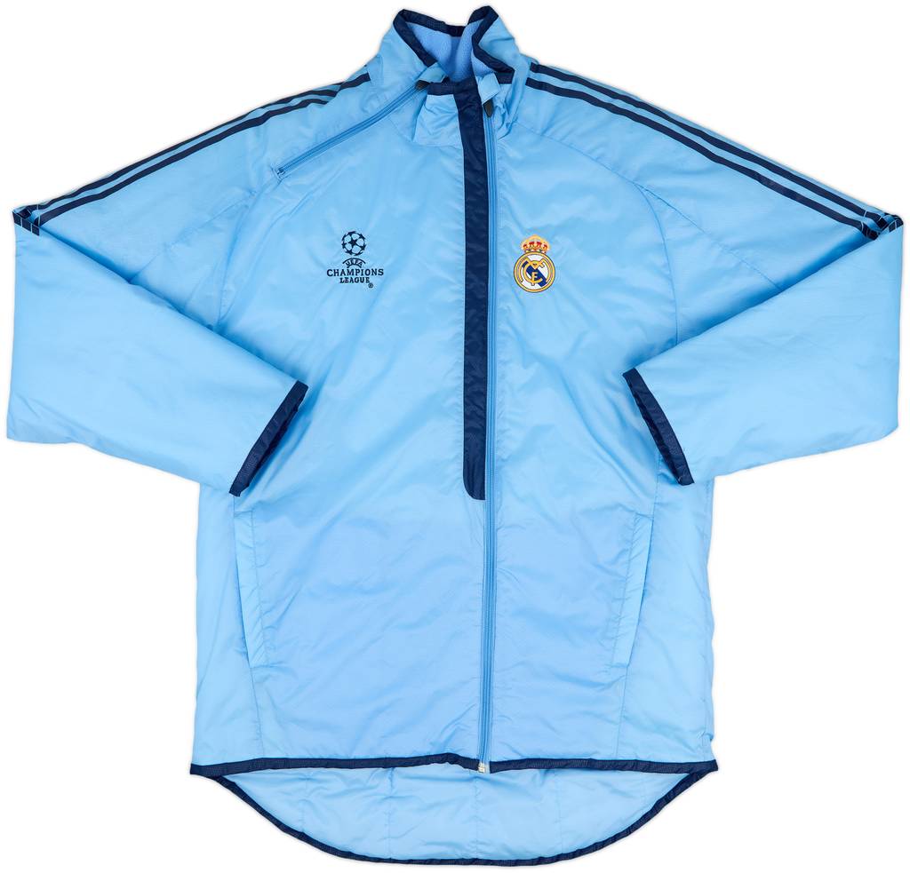 2005-06 Real Madrid CL adidas Padded Bench Coat - 9/10 - (M)