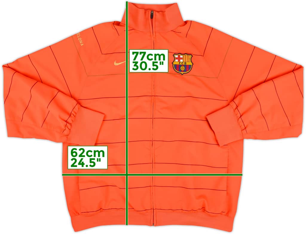 2008-09 Barcelona Nike Track Jacket - 9/10 - (XL)