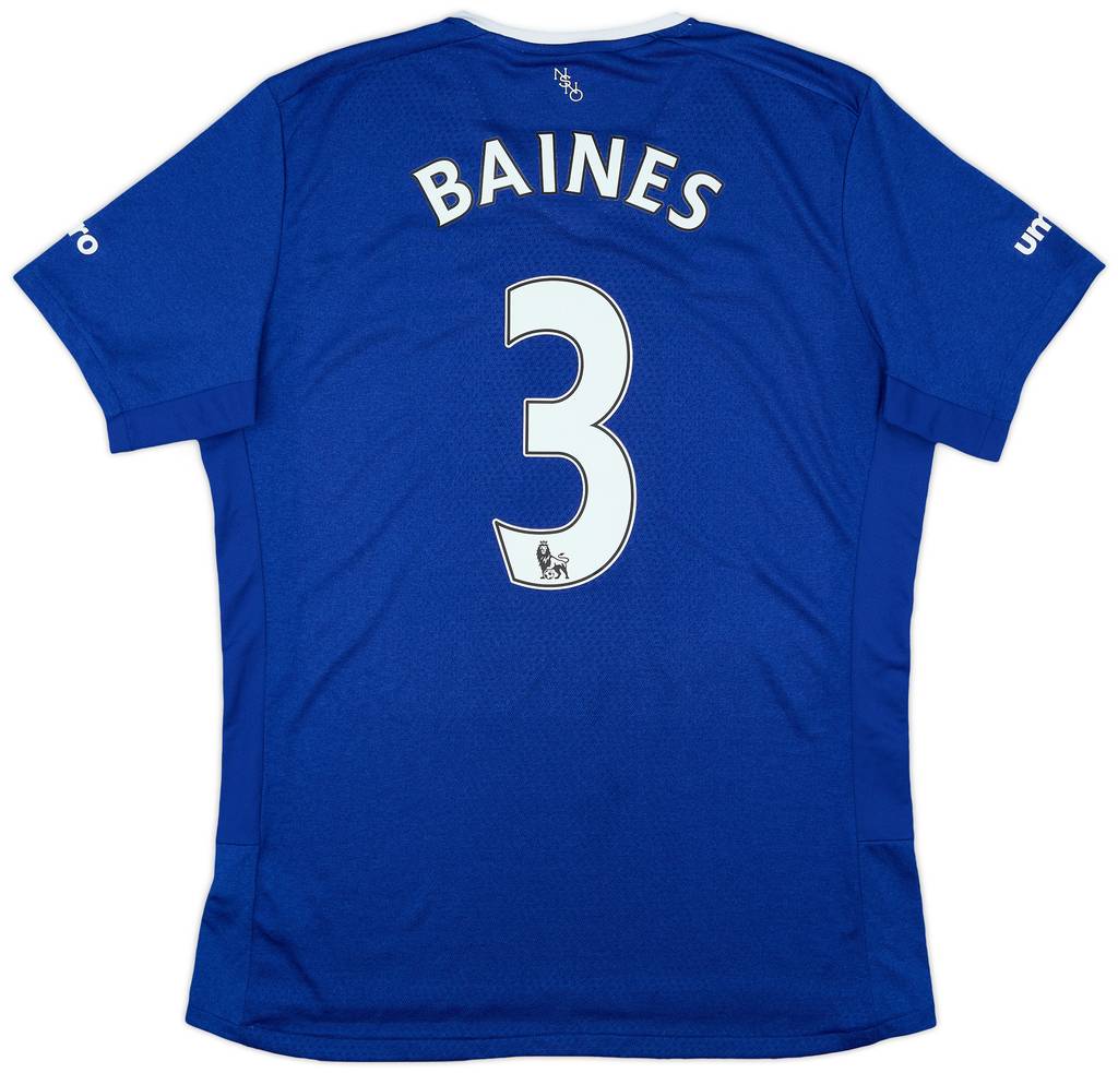 2015-16 Everton Home Shirt Baines #3