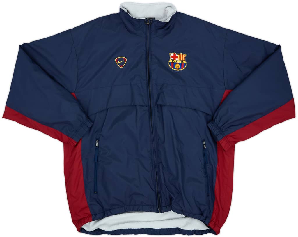 2000-01 Barcelona Nike Padded Bench Coat - 9/10 - (L)
