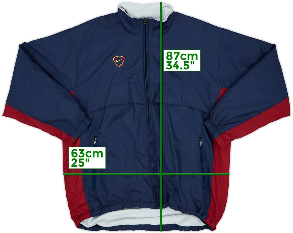 2000-01 Barcelona Nike Padded Bench Coat - 9/10 - (L)