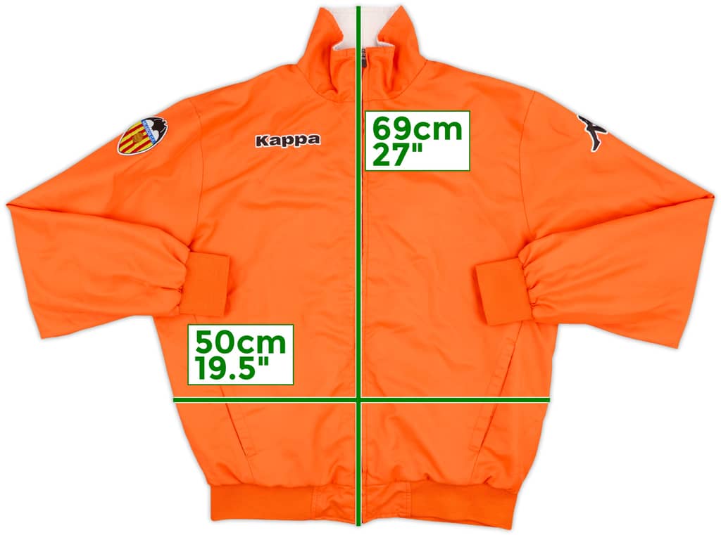 2009-10 Valencia Kappa Track Jacket - 8/10 - (S)