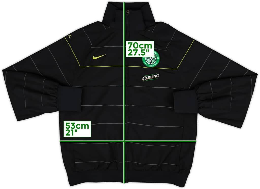 2008-09 Celtic Nike Track Jacket - 8/10 - (M)