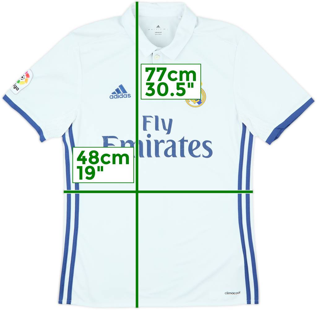 2016-17 Real Madrid Home Shirt - 5/10 - (M)