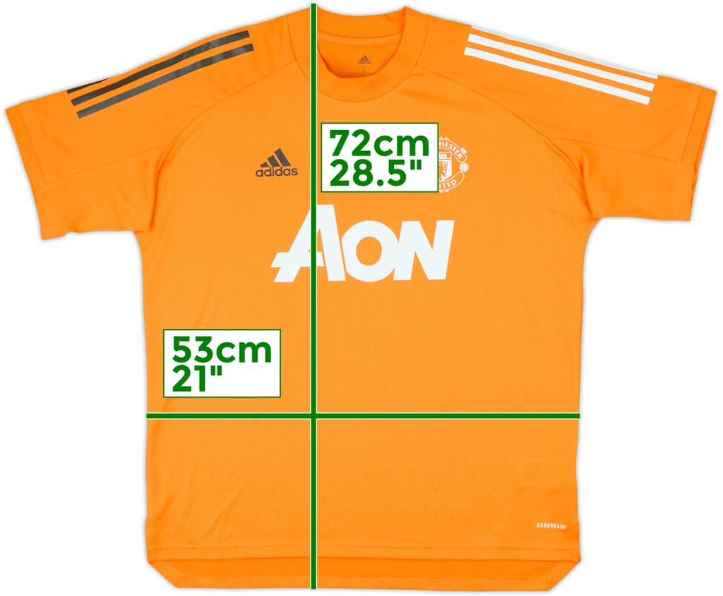 2020-21 Manchester United adidas Training Shirt - 8/10 - (L)