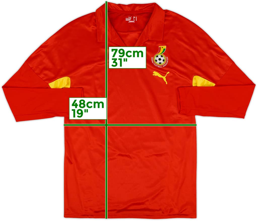 2008-09 Ghana Away L/S Shirt - 8/10 - (M)