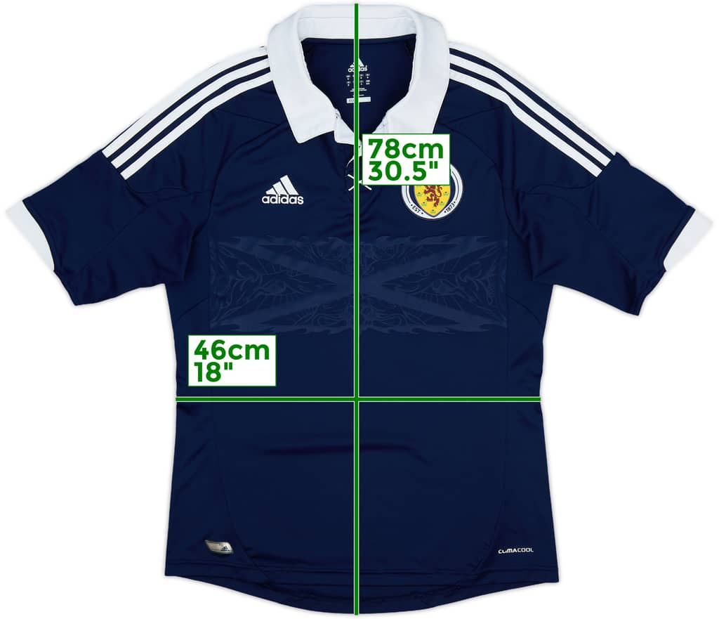 2011-13 Scotland Home Shirt - 8/10 - (M)