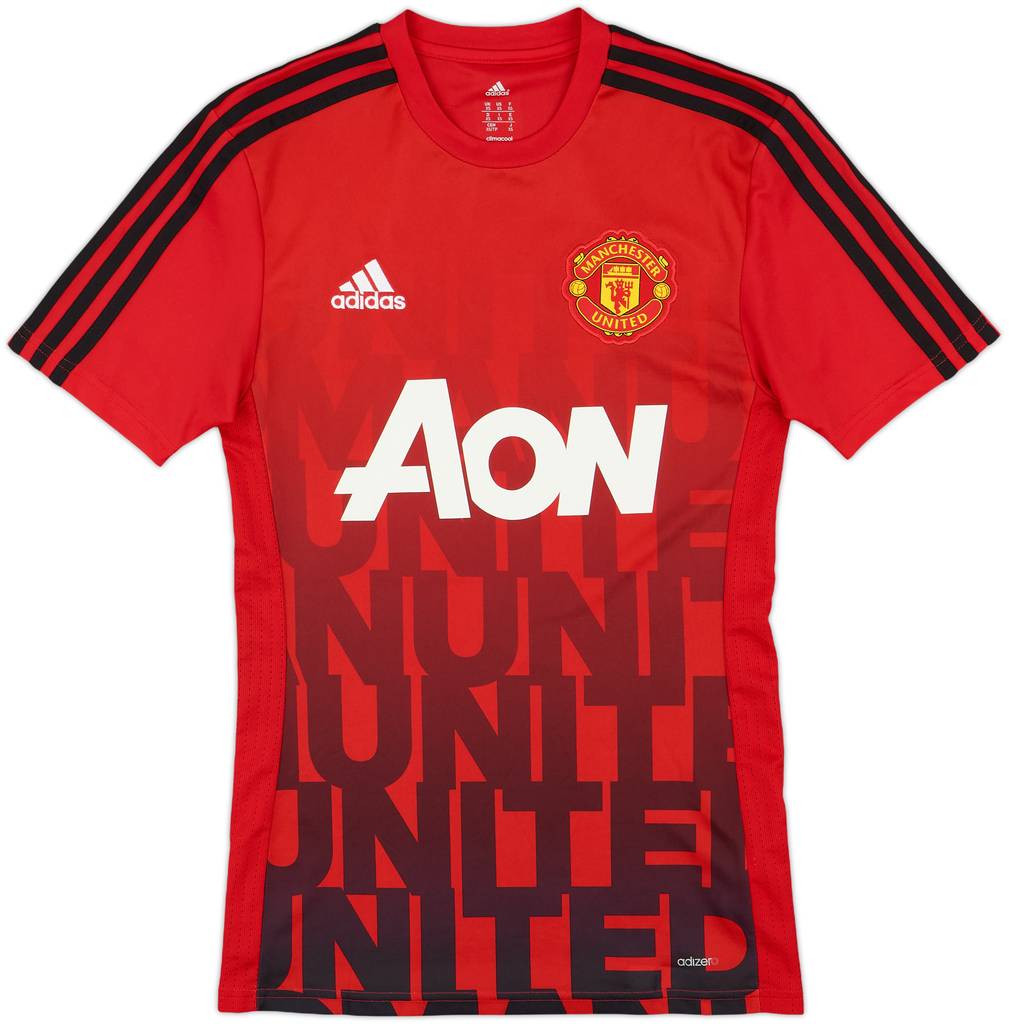 2015-16 Manchester United adizero Training Shirt - 7/10 - (XS)
