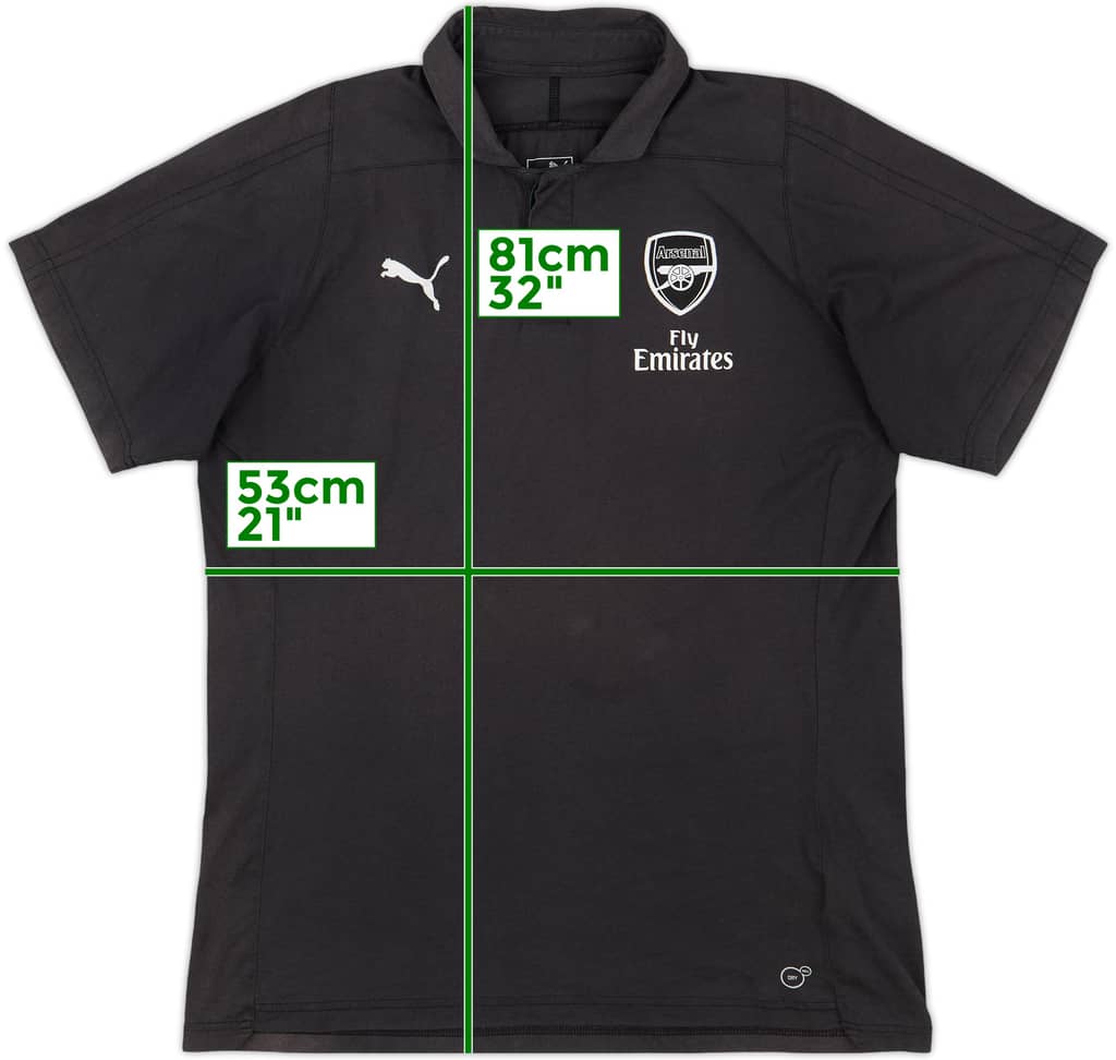 2017-18 Arsenal Puma Polo Shirt - 9/10 - (XL)