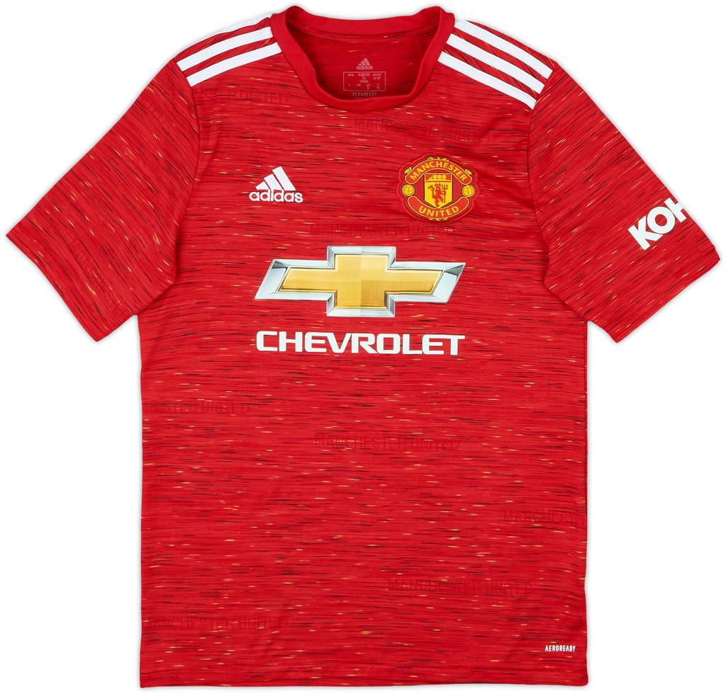 2020-21 Manchester United Home Shirt - 10/10 - (XL.Boys)