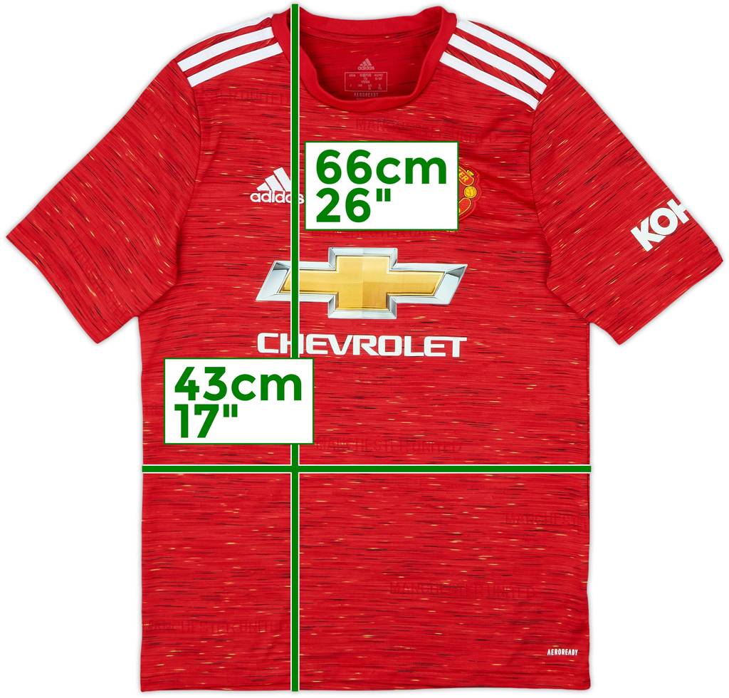 2020-21 Manchester United Home Shirt - 10/10 - (XL.Boys)