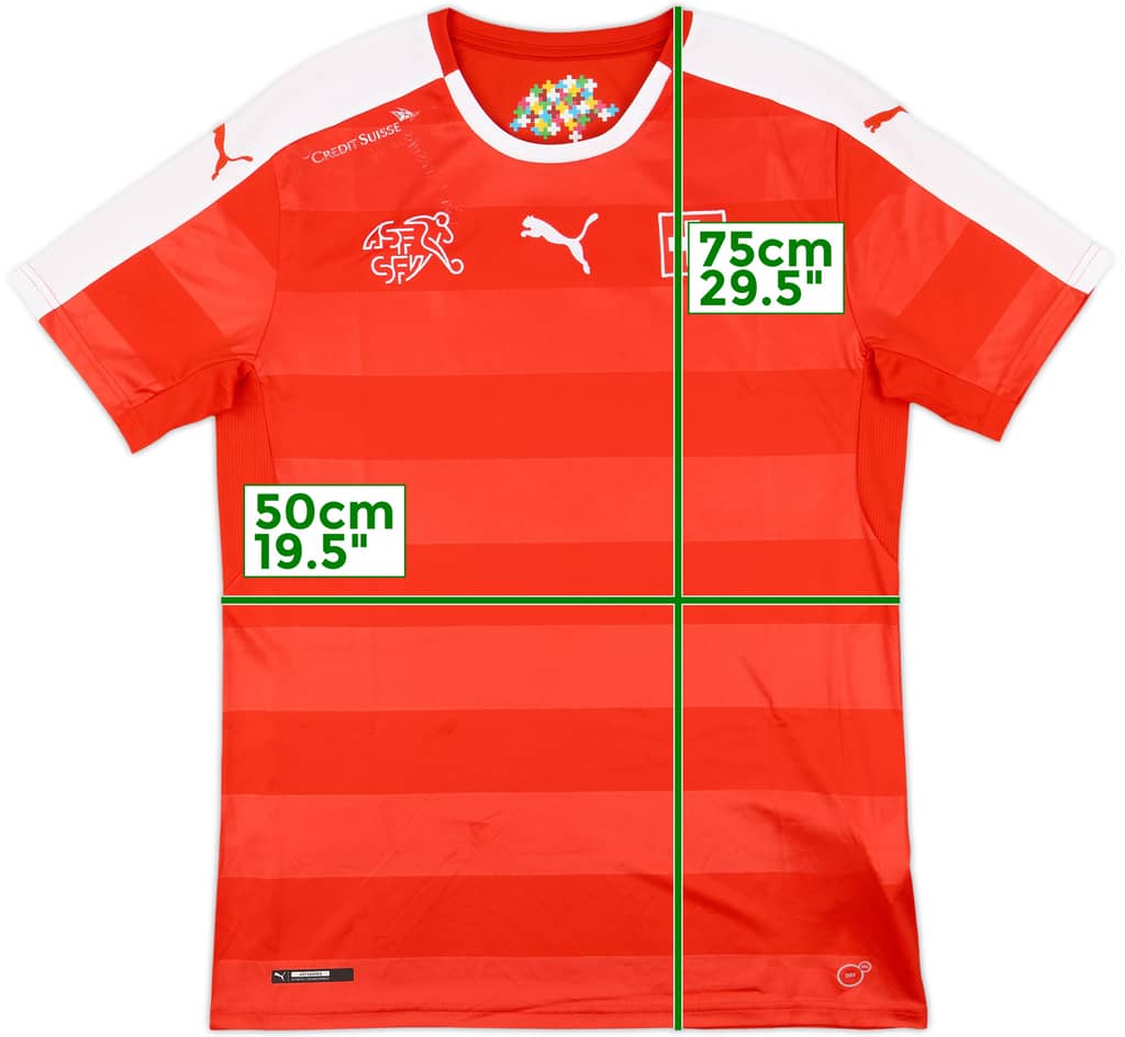2016-17 Switzerland Home Shirt - 6/10 - (M)